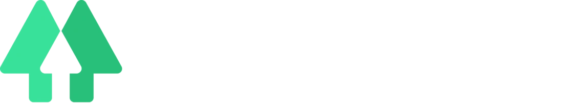 Linktree logo with green double arrows